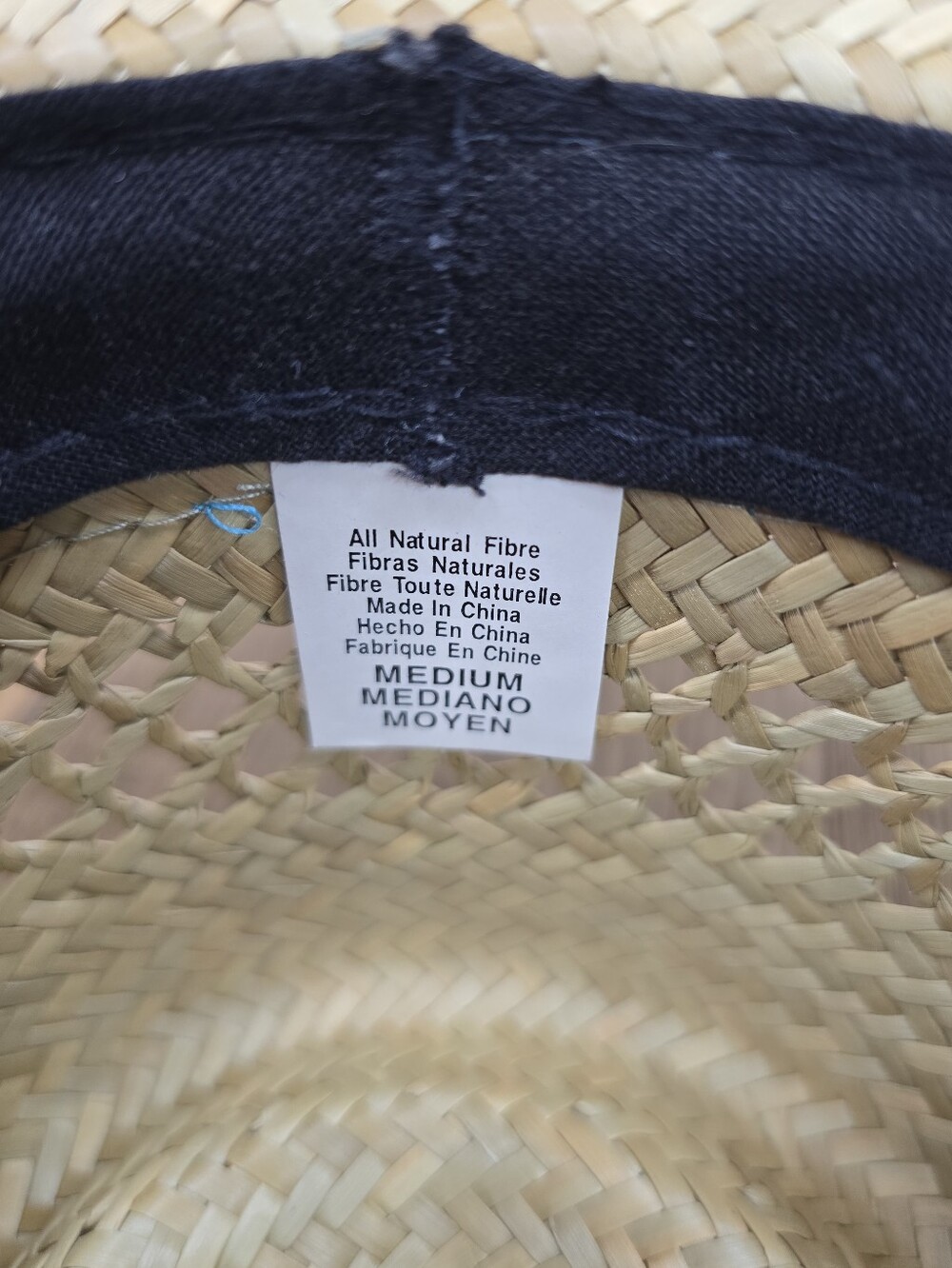 Vintage Summer Club Gambler Straw Sun Hat with Colorful Tropical Band Medium - Picture 7 of 10